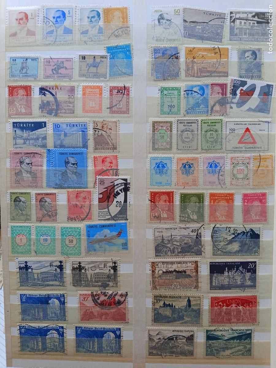 Stamps: Lote de sellos mundiales variados