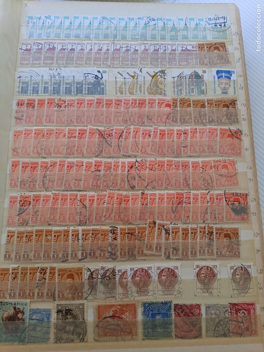 Sellos: Lote de sellos mundiales. Egipto antiguos, Alemania, etc.