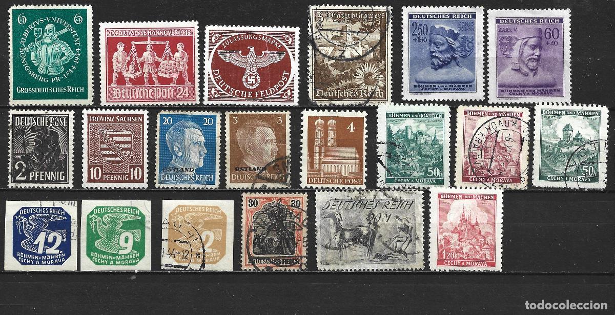 Timbres: ALEMANIA CONJUNTO DE SELLOS USADOS