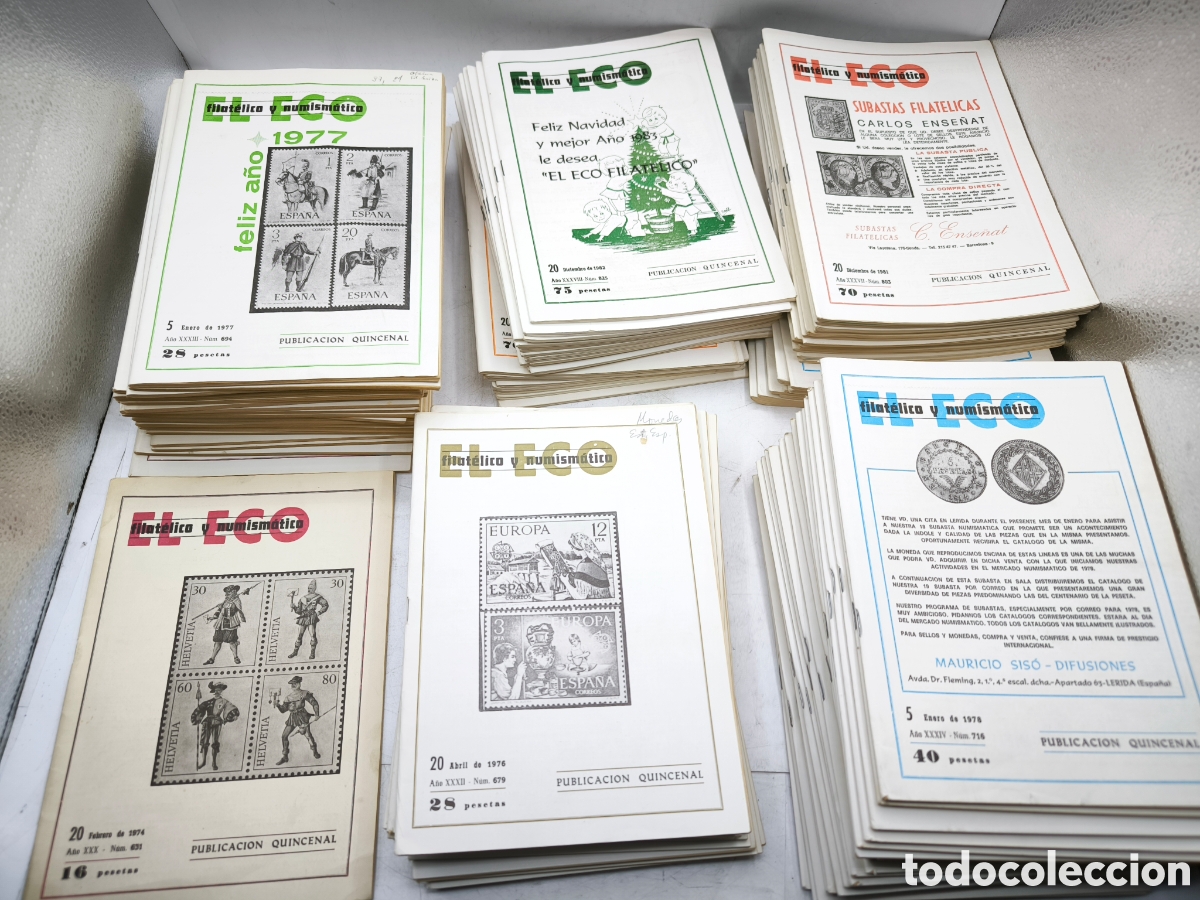 Briefmarken: 104 El Eco Filat&eacute;lico y numism&aacute;tico.Nuevos