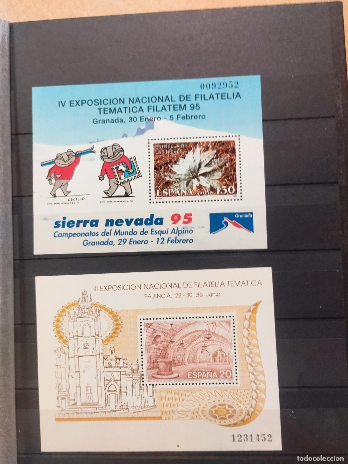 Briefmarken: DAR 10. CLASIFICADOR CON SELLOS Y HOJAS BLOQUE DE ESPA&Ntilde;A. VER FOTOS