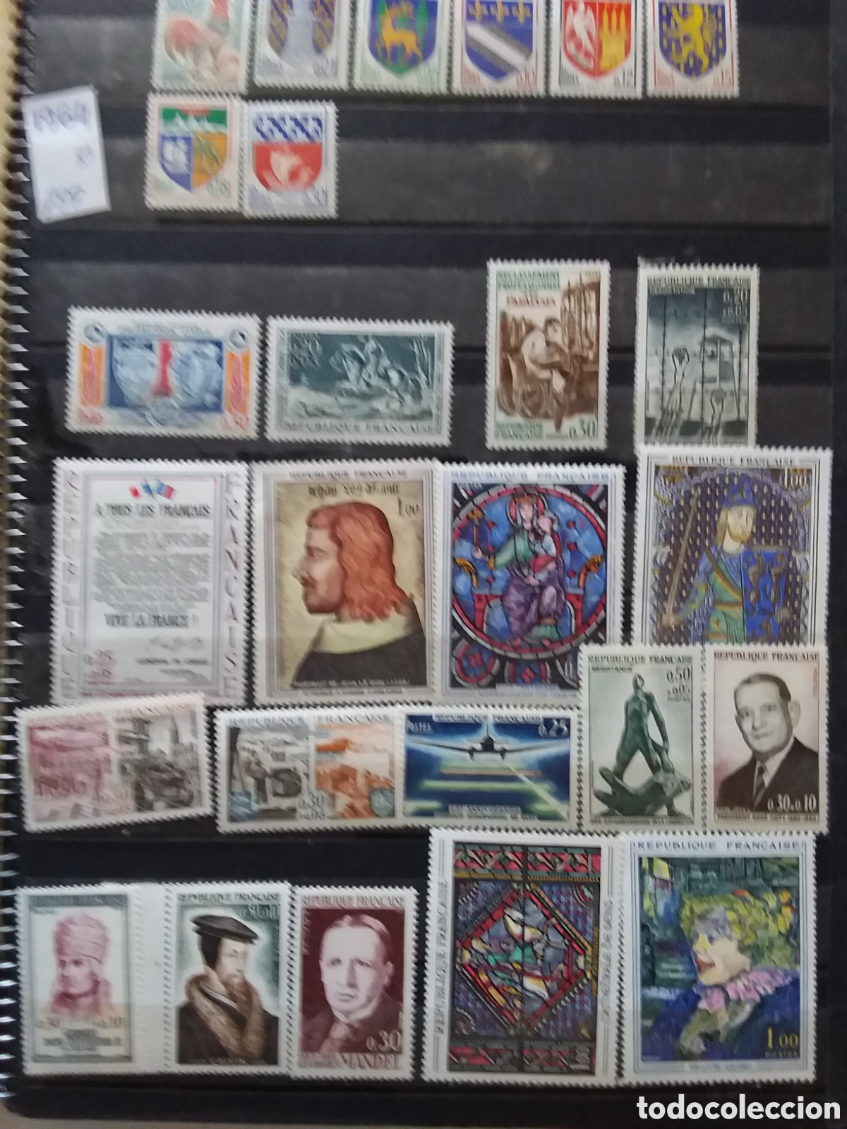 Stamps: FRANCIA 1964-1982 MNH** MUCHAS SERIES COMPLETAS