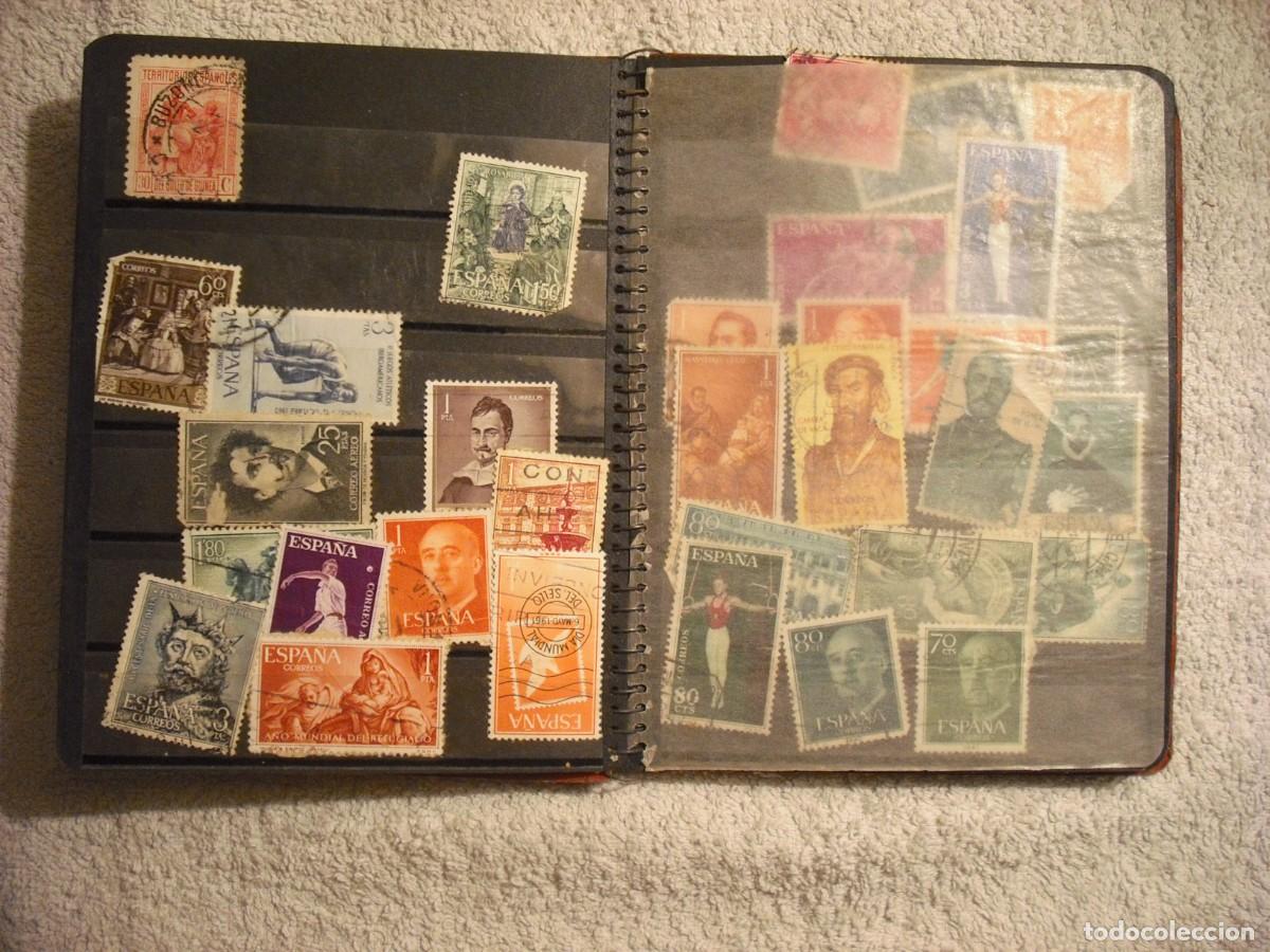 Briefmarken: ALBUM DE SELLOS FILAPLAS , LA MAYORIA DE ESPA&Ntilde;A Y ALGUNOS DE DISTINTOS PAISES EUROPEOS