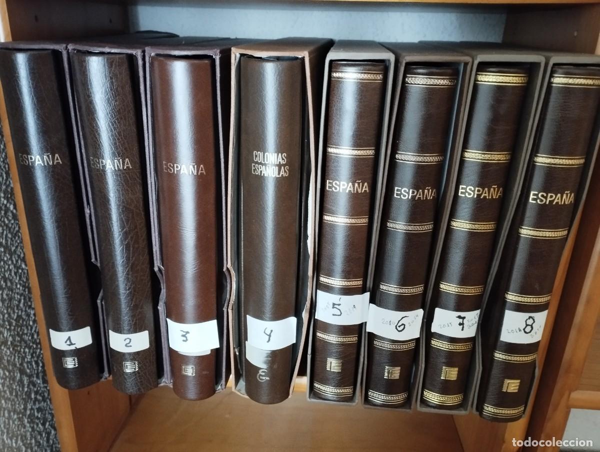 Selos: Colecci&oacute;n de sellos de Espa&ntilde;a 1950-2024 en 10 tomos.