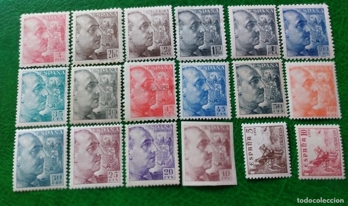 Briefmarken: Sellos general Franco lote variado nuevos
