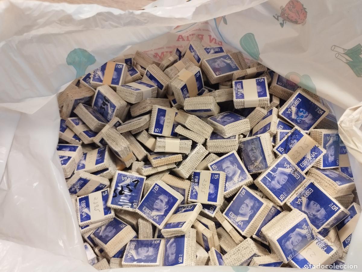 Timbres: SEV B-24. ESPA&Ntilde;A. 70000 SELLOS USADOS JUAN CARLOS I EDIFIL 2395. 15 PTAS. LEER DESCRIPCION