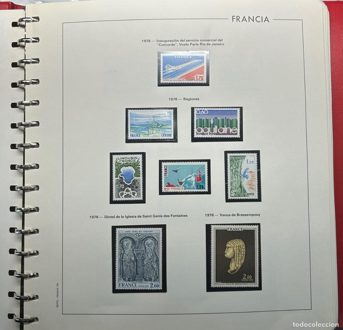 Sellos: S009 ALBUM DE SELLOS FRANCIA VER FOTO CON DETALLE
