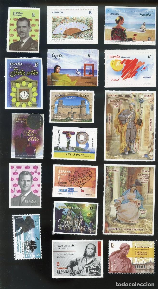 Sellos: 17x TARIFA &rdquo;B&rdquo;, NUEVO - Sellos postales v&aacute;lidos para Espa&ntilde;a