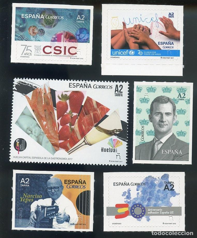 Sellos: 6x TARIFA &rdquo;A2&rdquo;, Sellos postales v&aacute;lidos para Espa&ntilde;a