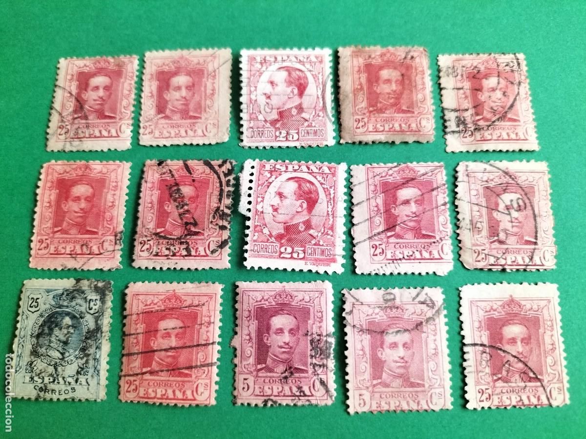 Stamps: (ALFONSO XIII) LOTE DE SELLOS