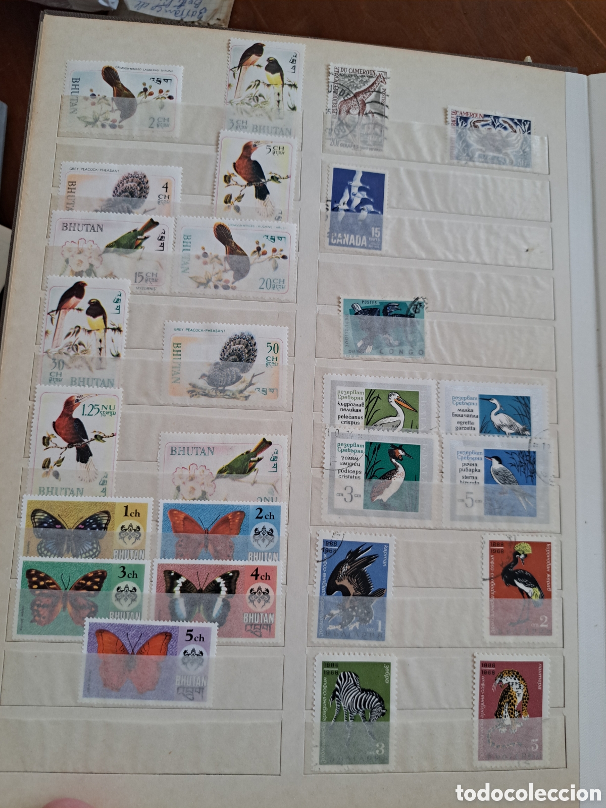 Sellos: Jml Album de cromos Variado. Paises extranjeros y espa&ntilde;a. Sellos variados