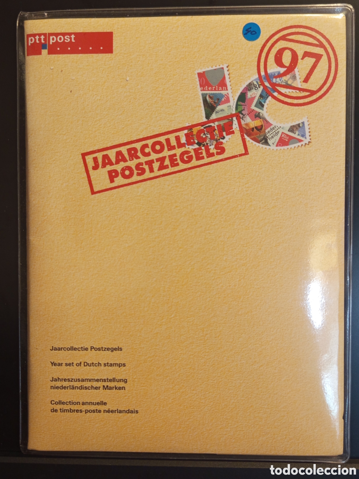 Sellos: &rdquo;Jaarcollectie Postzegels 1997 - &Aacute;lbum oficial sellos Pa&iacute;ses Bajos PTT Post&rdquo;
