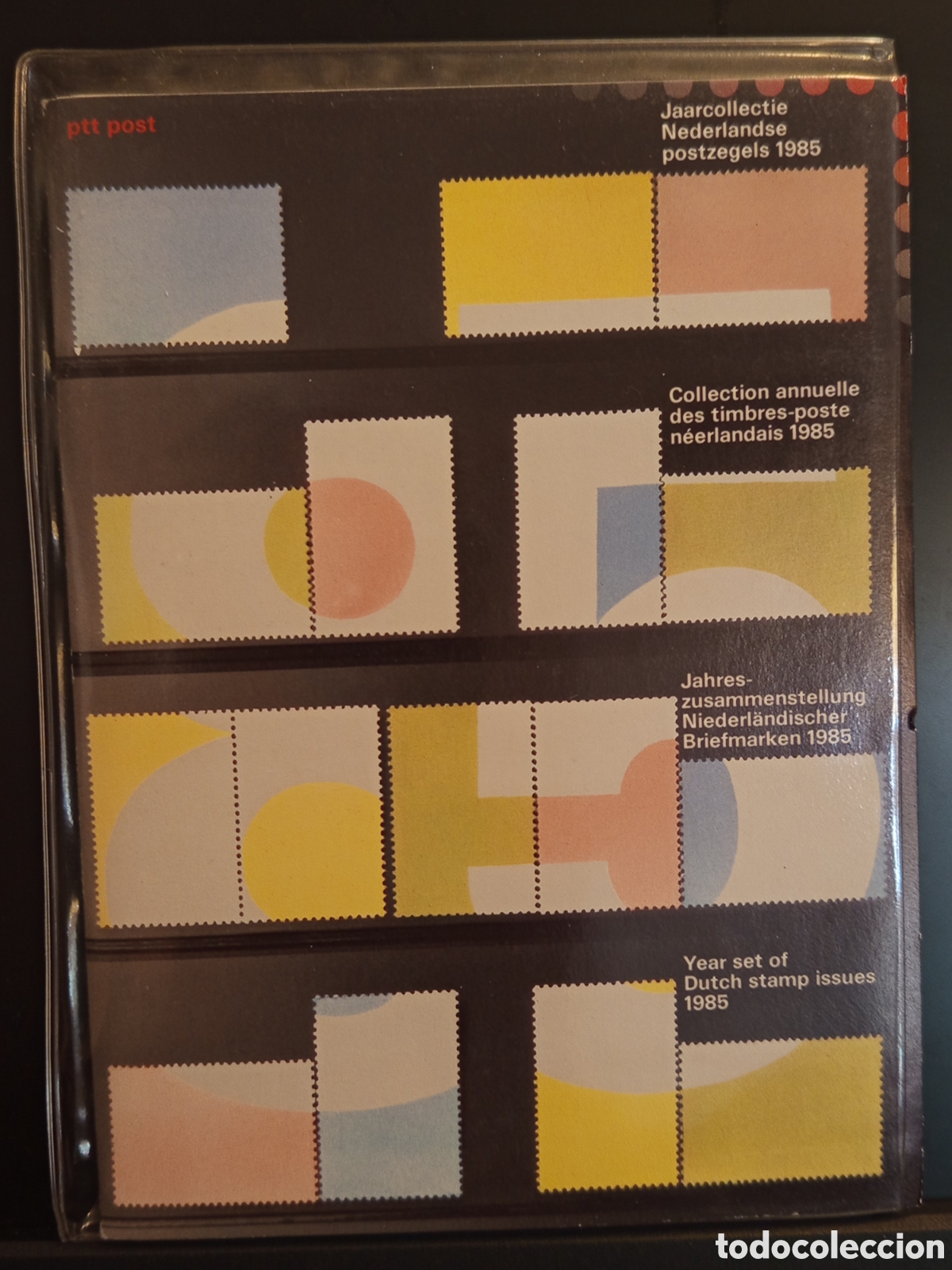 Timbres: &rdquo;Jaarcollectie Postzegels 1985 - &Aacute;lbum oficial sellos Pa&iacute;ses Bajos PTT Post&rdquo;
