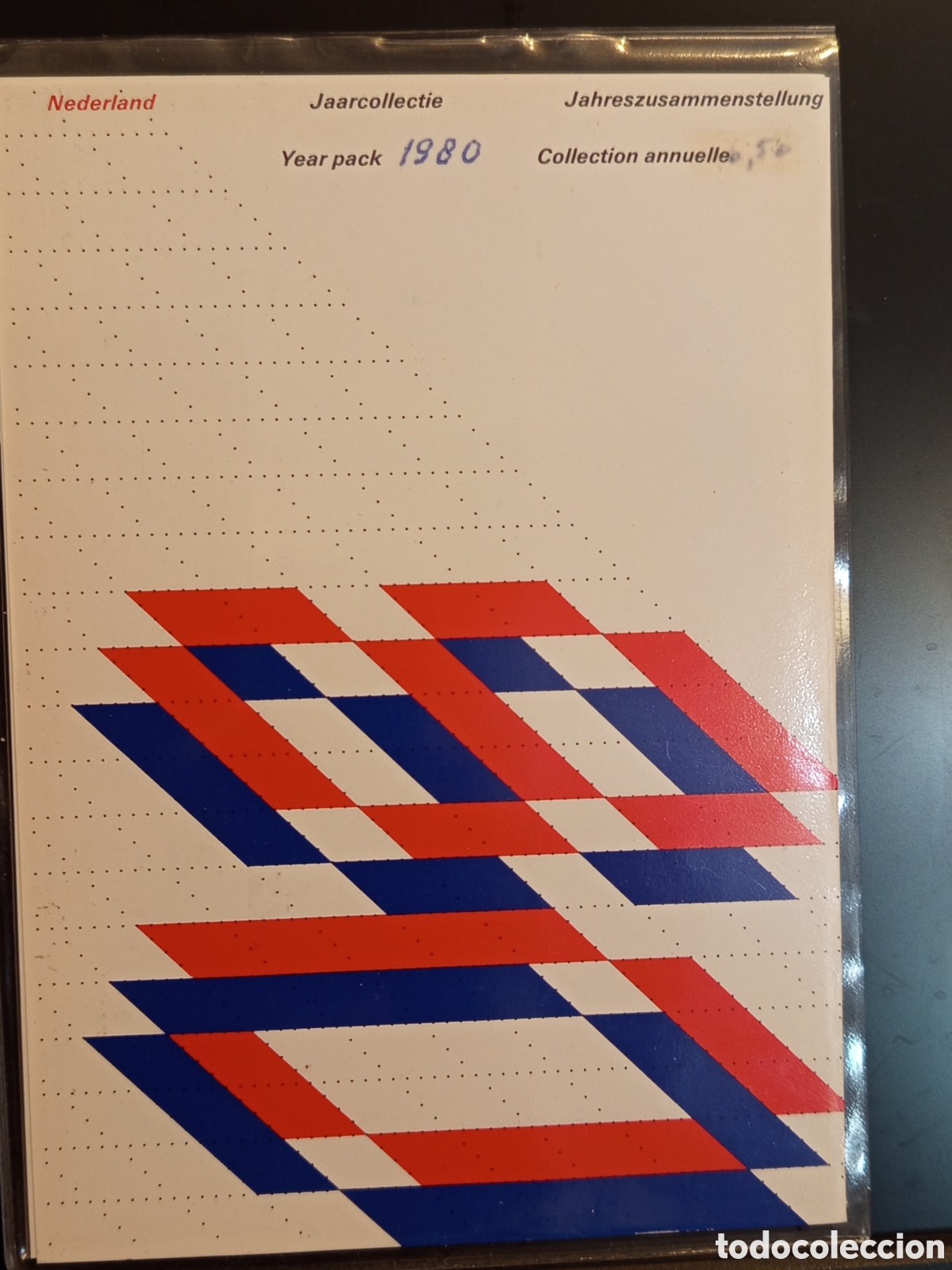 Timbres: &rdquo;Jaarcollectie Year Pack 1980 - &Aacute;lbum sellos Pa&iacute;ses Bajos bandera NL&rdquo;