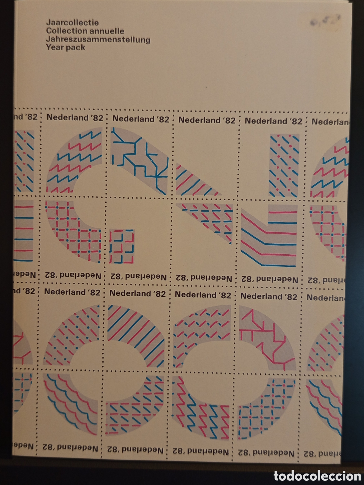 Timbres: &rdquo;Jaarcollectie Year Pack 1982 - sellos Pa&iacute;ses Bajos patr&oacute;n Nederland&rdquo;