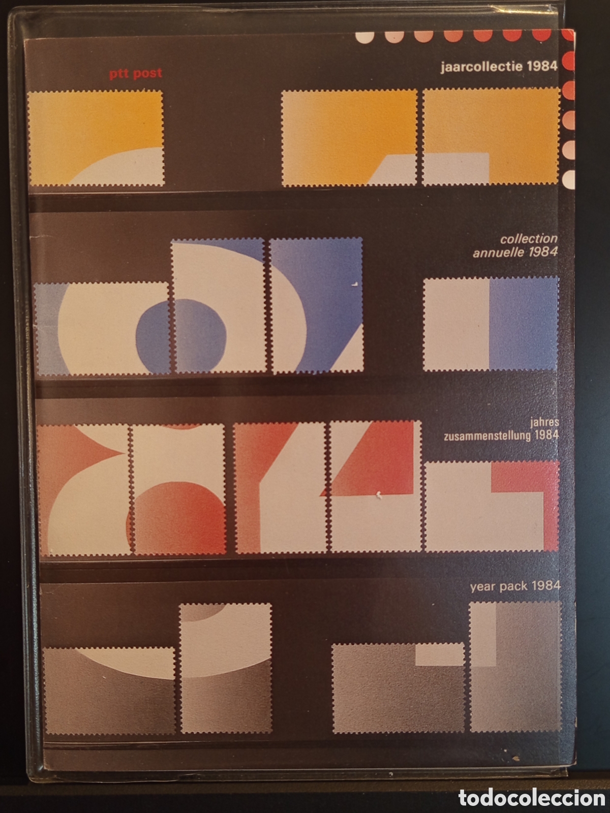Sellos: &rdquo;Jaarcollectie Postzegels 1984 - &Aacute;lbum oficial sellos Pa&iacute;ses Bajos PTT Post&rdquo;