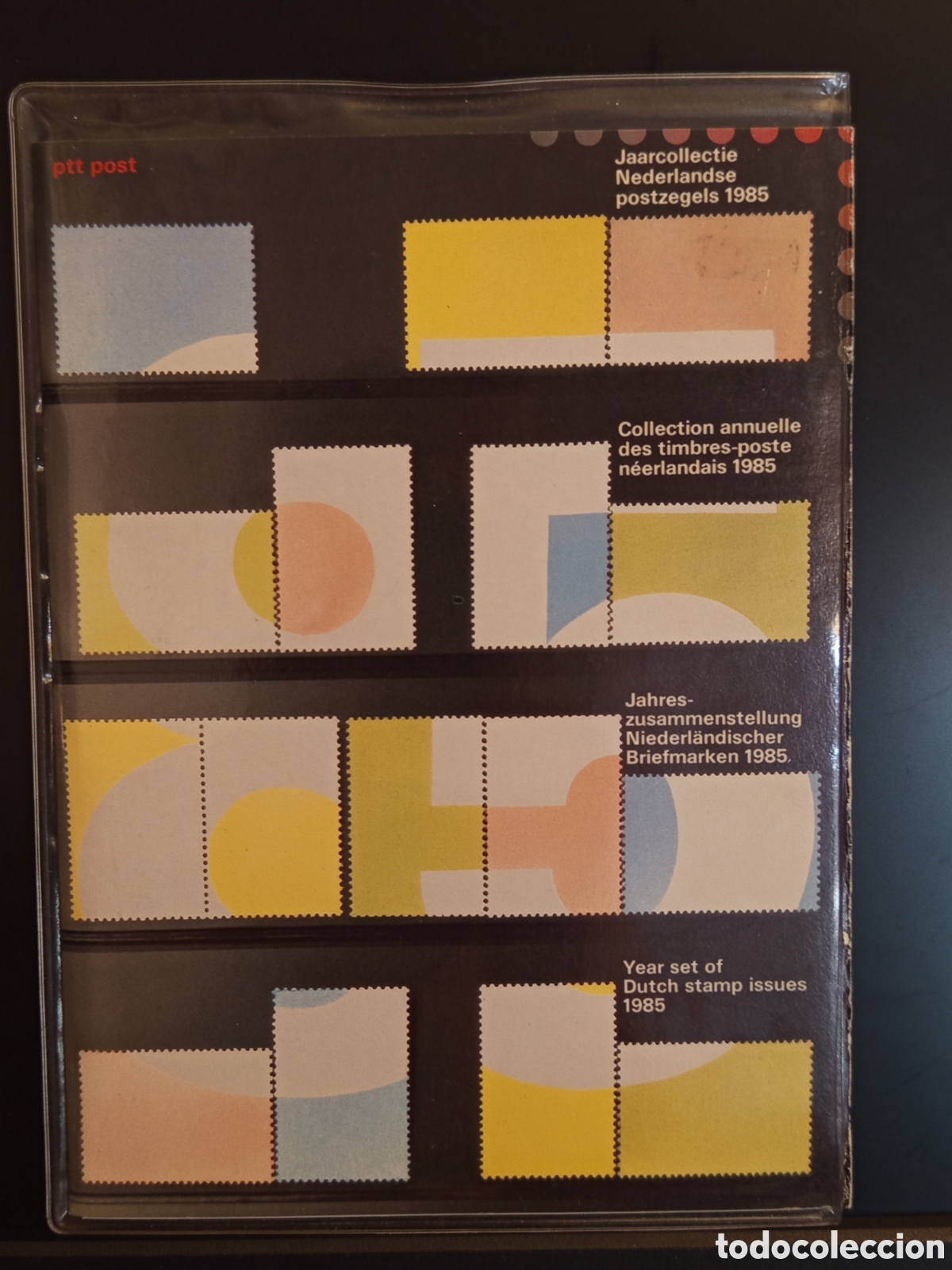 Sellos: &rdquo;Jaarcollectie Postzegels 1985 - &Aacute;lbum oficial sellos Pa&iacute;ses Bajos PTT Post&rdquo;
