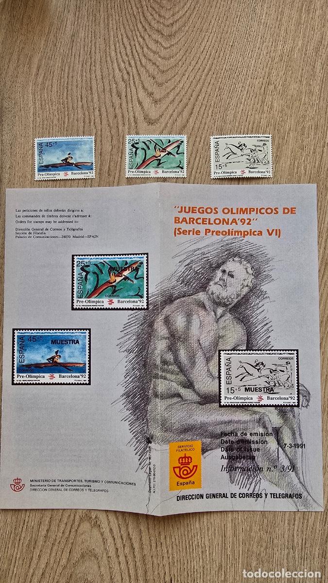 Sellos: Lote L005 &rdquo;Sellos Espa&ntilde;a 1991. Edifil 3099&ndash;3106&rdquo;