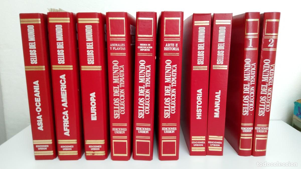 Sellos: COLECCION COMPLETA SELLOS DEL MUNDO ED. URBION 1981-6 FICHEROS-2 TOMOS + TOMOS HISTORIAL Y MANUAL