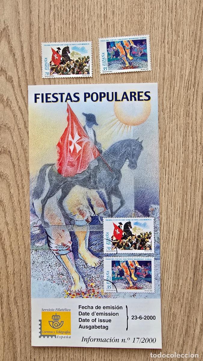 Sellos: Lote L009 &rdquo;Emisiones espa&ntilde;olas n.&ordm; 11/2000&ndash;18/2000 y hoja bloque EXFILNA 2000&rdquo;