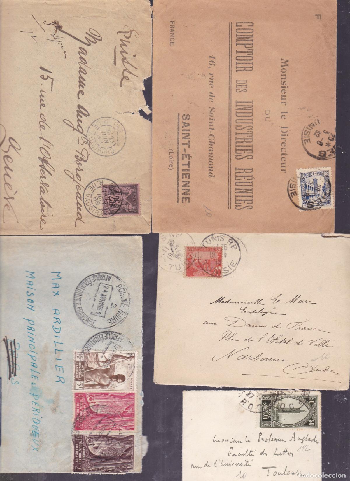 Sellos: FC-VE- Historia Postal. Lote 150 CARTAS Antiguas FRANCIA