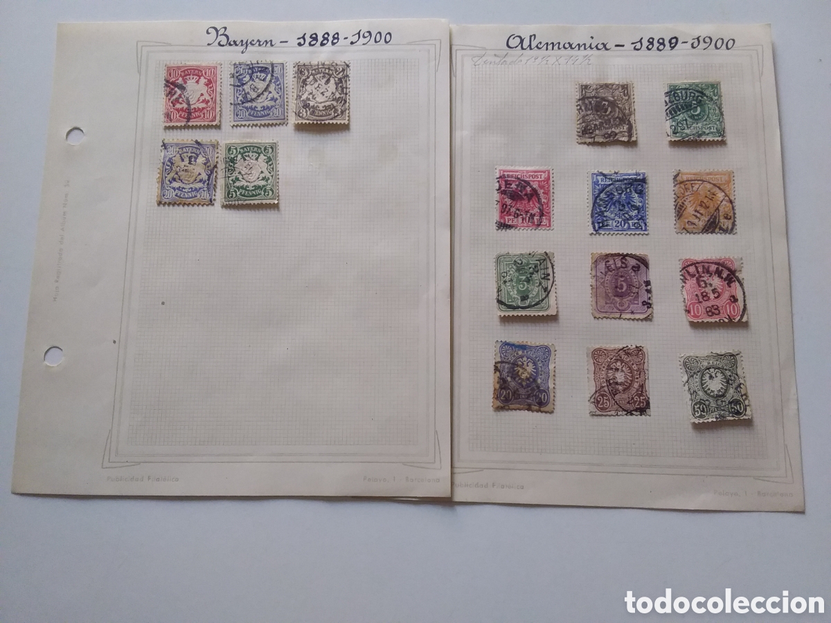 Sellos: ALEMANIA VARIOS PERIODOS 284 SELLOS EN NUEVOS Y USADOS VER FOTOS