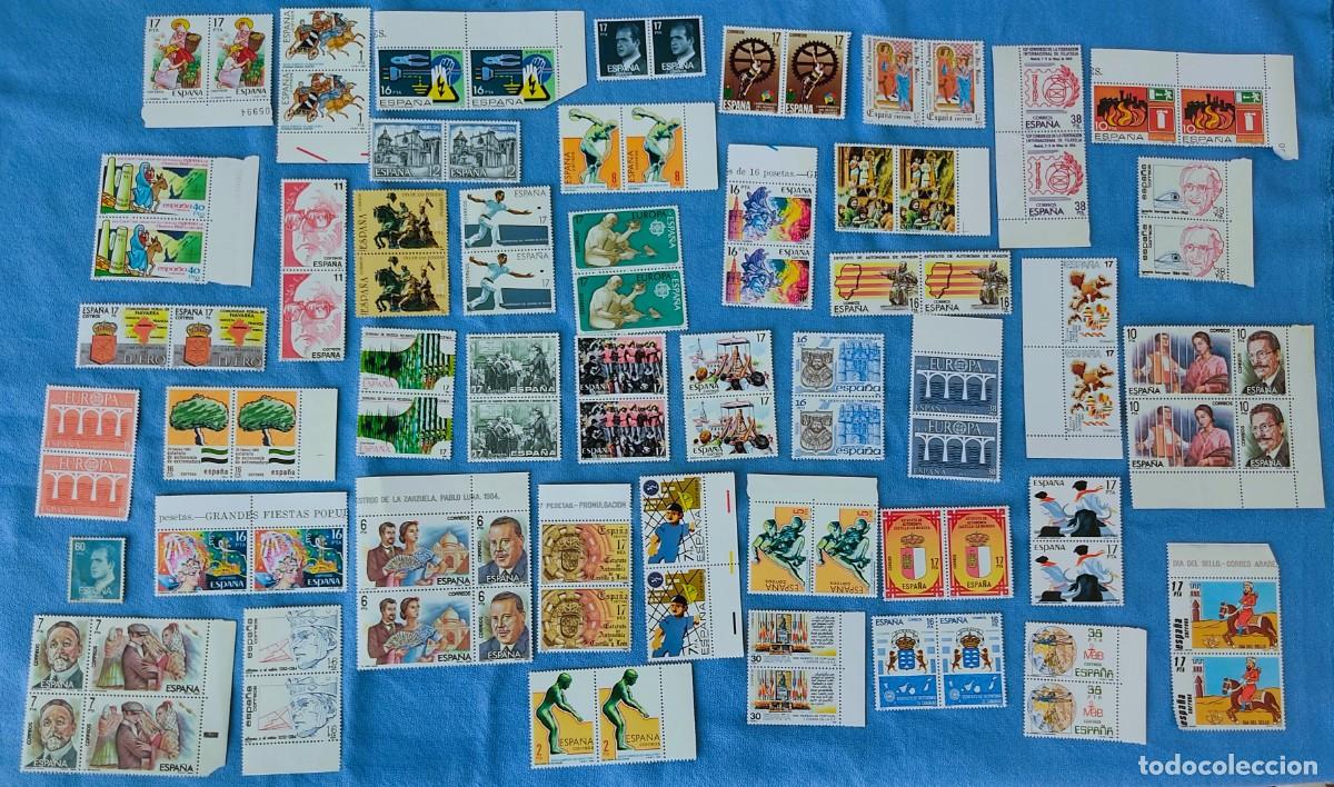 Sellos: LOTE SELLOS ANTIGUOS Y NUEVOS DE ESPA&Ntilde;A DIFERENTES SERIES Y A&Ntilde;OS SIN FRANQUEAR VER TODAS LAS FOTOS