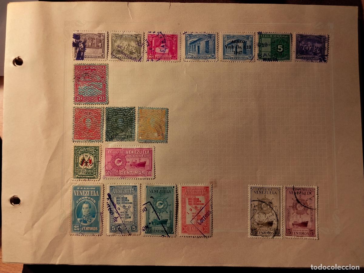 Sellos: Lote de 19 sellos de Venezuela (1930&ndash;1960). Usados.