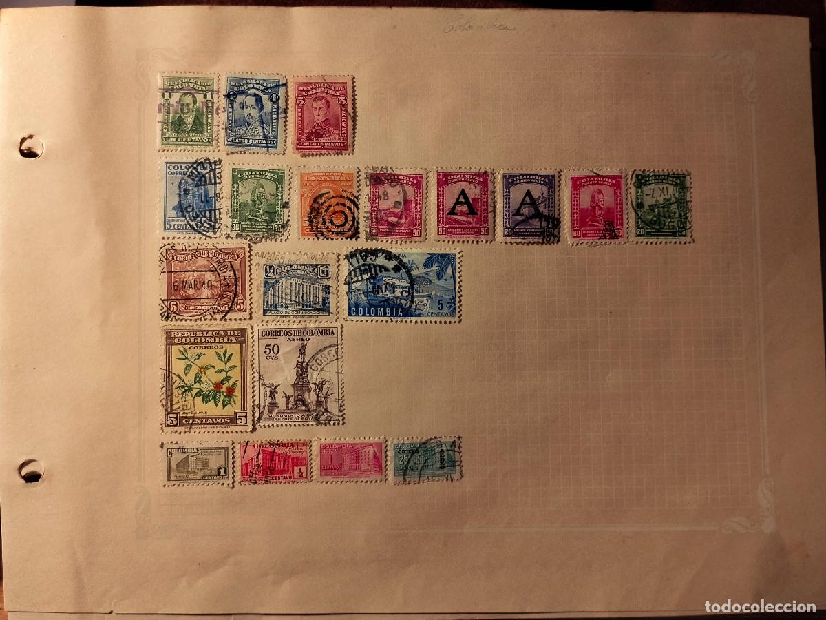 Sellos: Lote de sellos de Colombia (1930&ndash;1960). Usados.