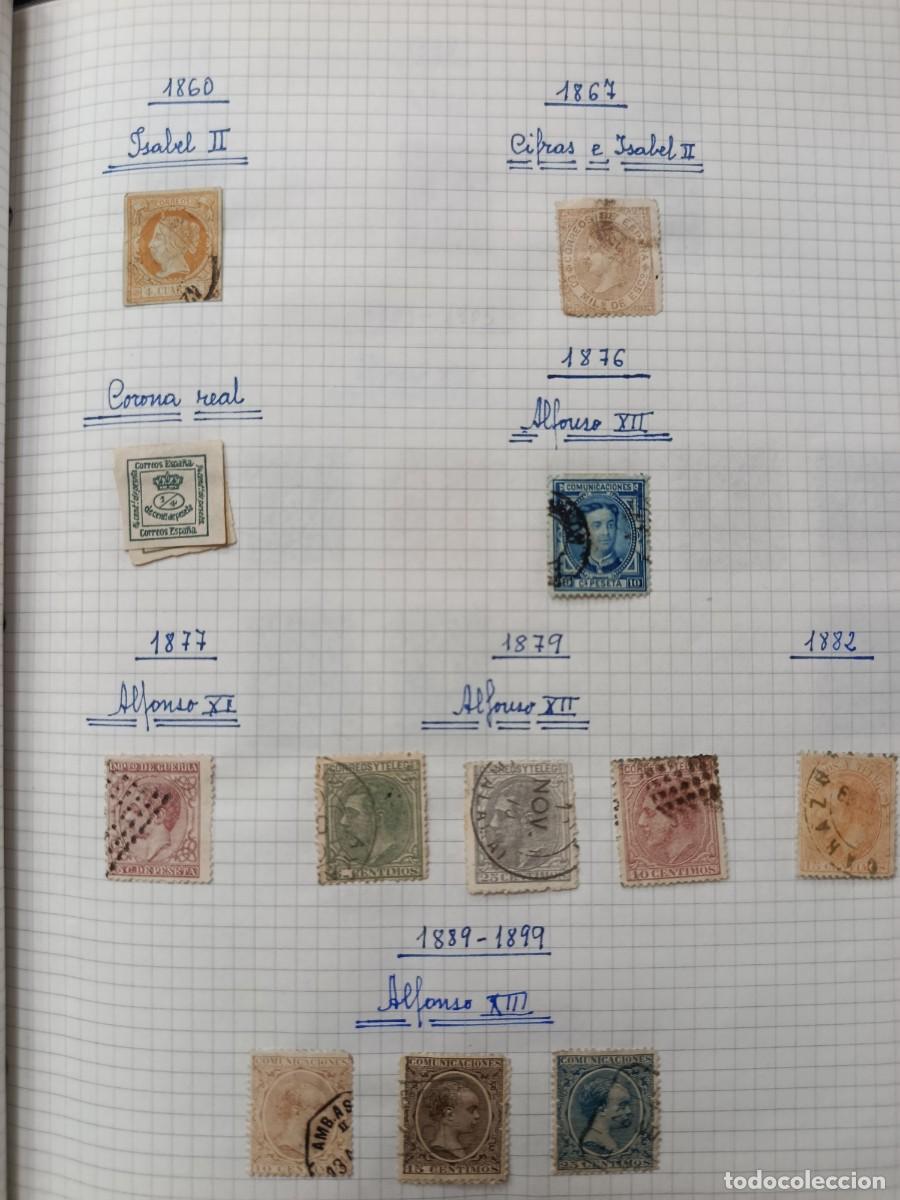 Sellos: Colecci&oacute;n de billetes espa&ntilde;oles desde 1860 hasta posguerra.