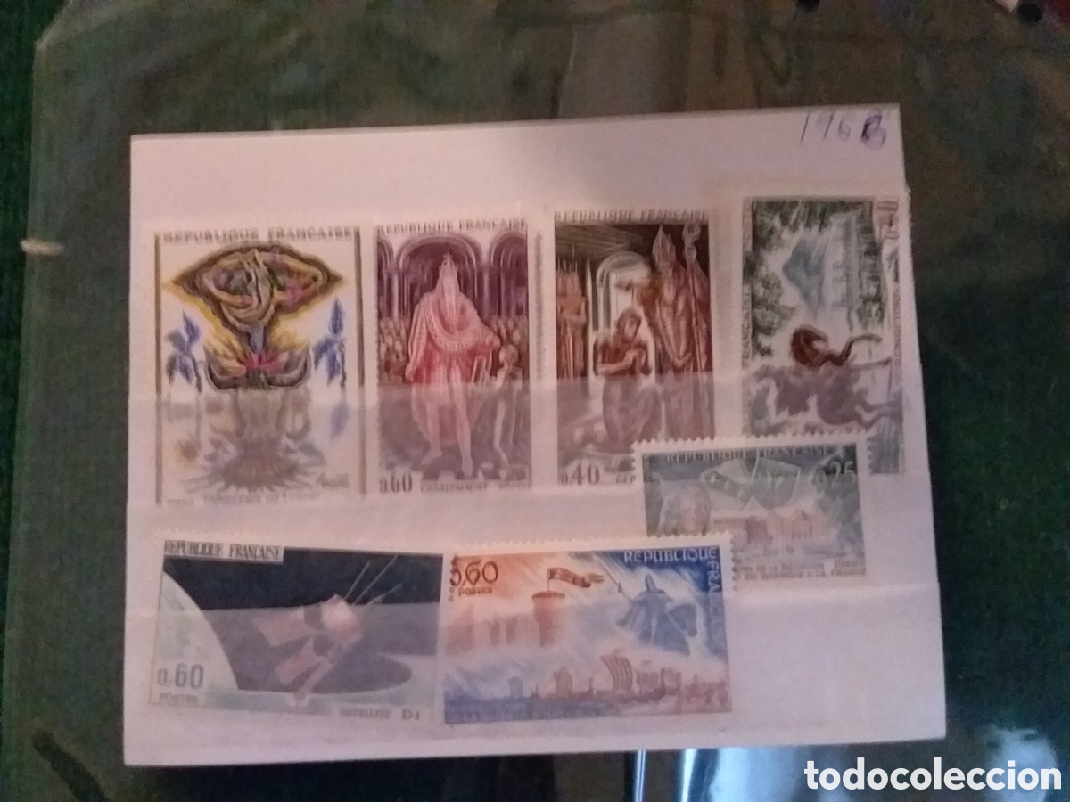 Sellos: FRANCIA 35 SELLOS MNH** A&Ntilde;O 1966 VER FOTOS