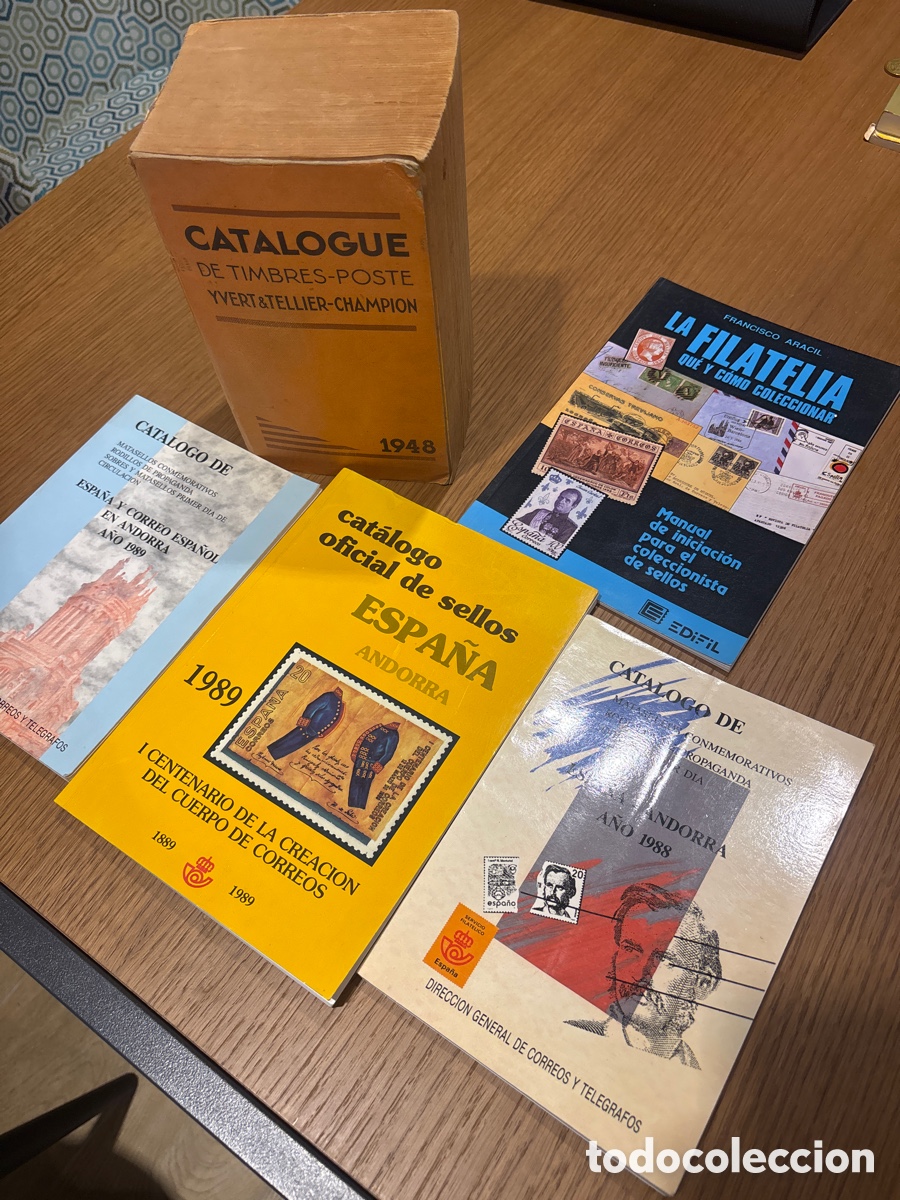 Sellos: Lote de libros filatelia (sellos y matasellos)