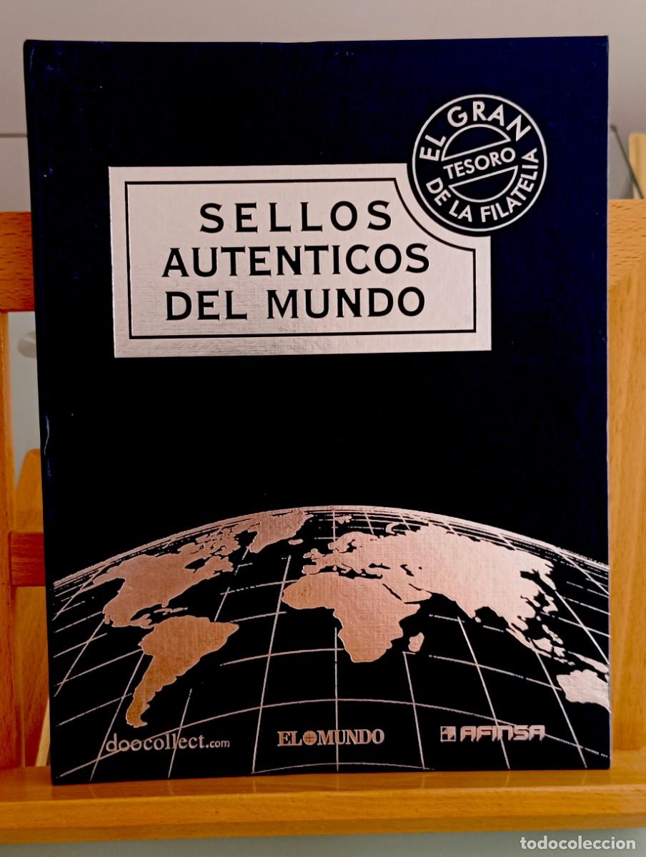 Sellos: SELLOS AUT&Eacute;NTICOS DEL MUNDO - 128 SELLOS - EDITADA POR EL PERI&Oacute;DICO EL MUNDO - AFINSA completo