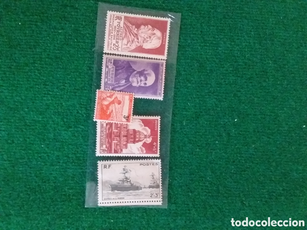 Sellos: FRANCIA SELLOS MNH A&Ntilde;O 1946 MEJOR VER FOTOS