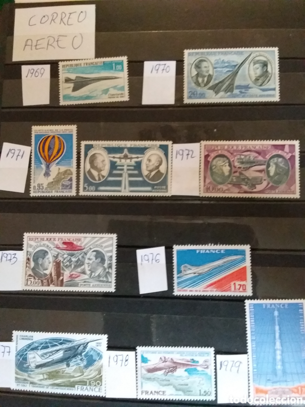 Sellos: FRANCIA SELLOS MNH ** CORREO A&Eacute;REO ALTO VALOR MEJOR VER FOTOS