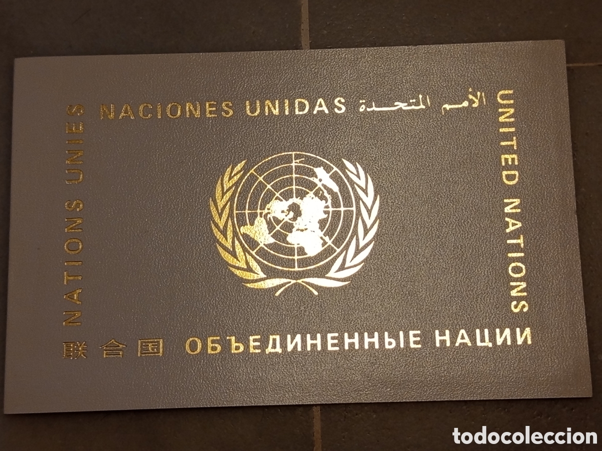 Sellos: ONU 1992 Carpeta Primer Dia Emision Oceanos Limpios FDC