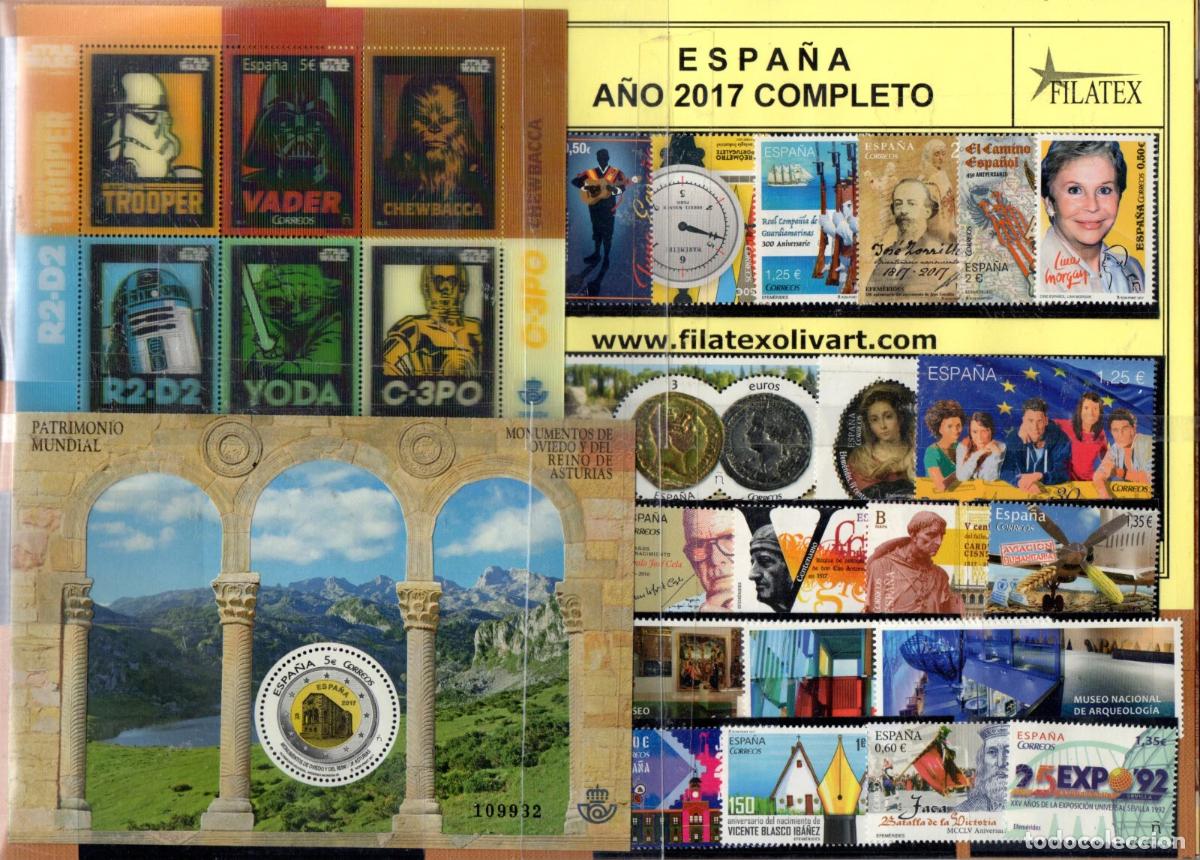 Sellos: Sellos Espa&ntilde;a 2017 Completo. Nuevo. Sin fijasesllos