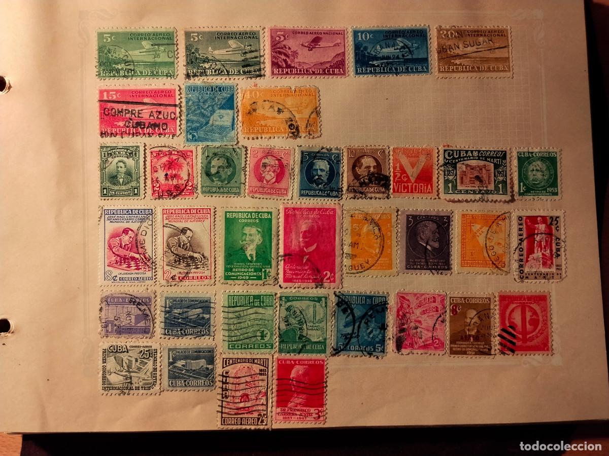 Stamps: Lote de sellos de Cuba usados &ndash; Rep&uacute;blica &ndash; Lote variado