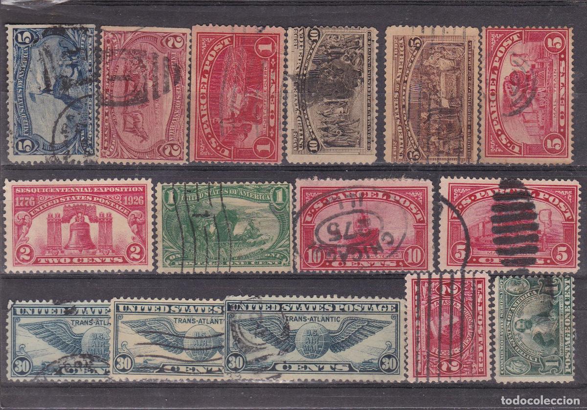 Sellos: FC -253-Lote Sellos Antiguos ESTADOS UNIDOS / USA/ EE.UU. Usados