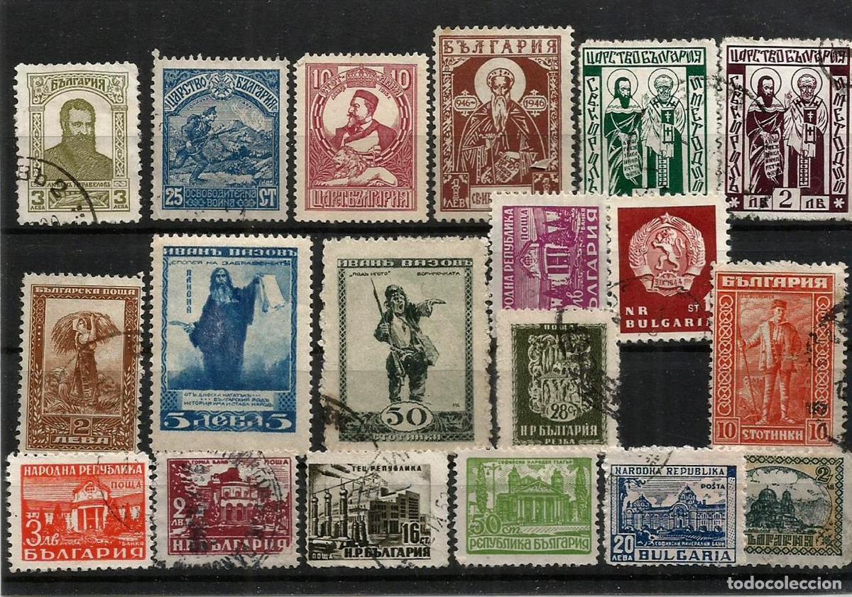 Sellos: BULGARIA - LOTE DE 19 SELLOS - NUEVOS Y CIRCULADOS - DISTINTAS EMISIONES
