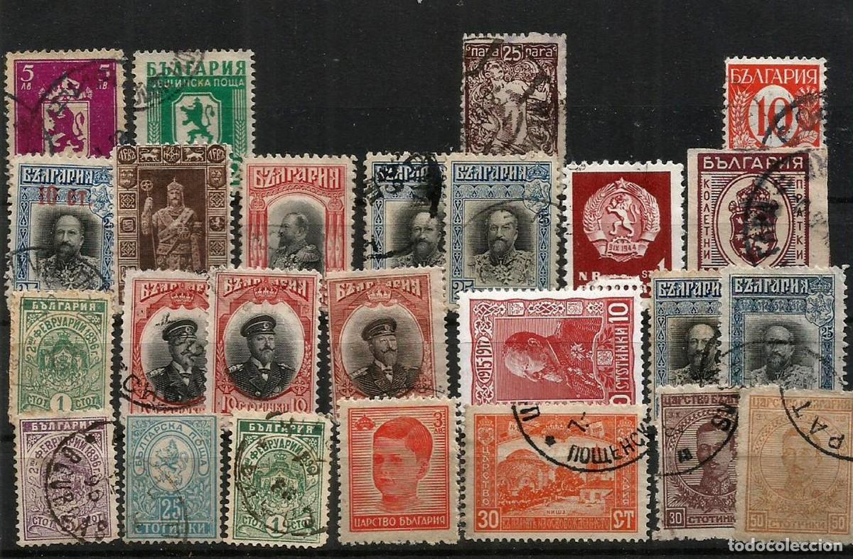 Sellos: BULGARIA - LOTE DE 25 SELLOS - NUEVOS Y CIRCULADOS - DISTINTAS EMISIONES