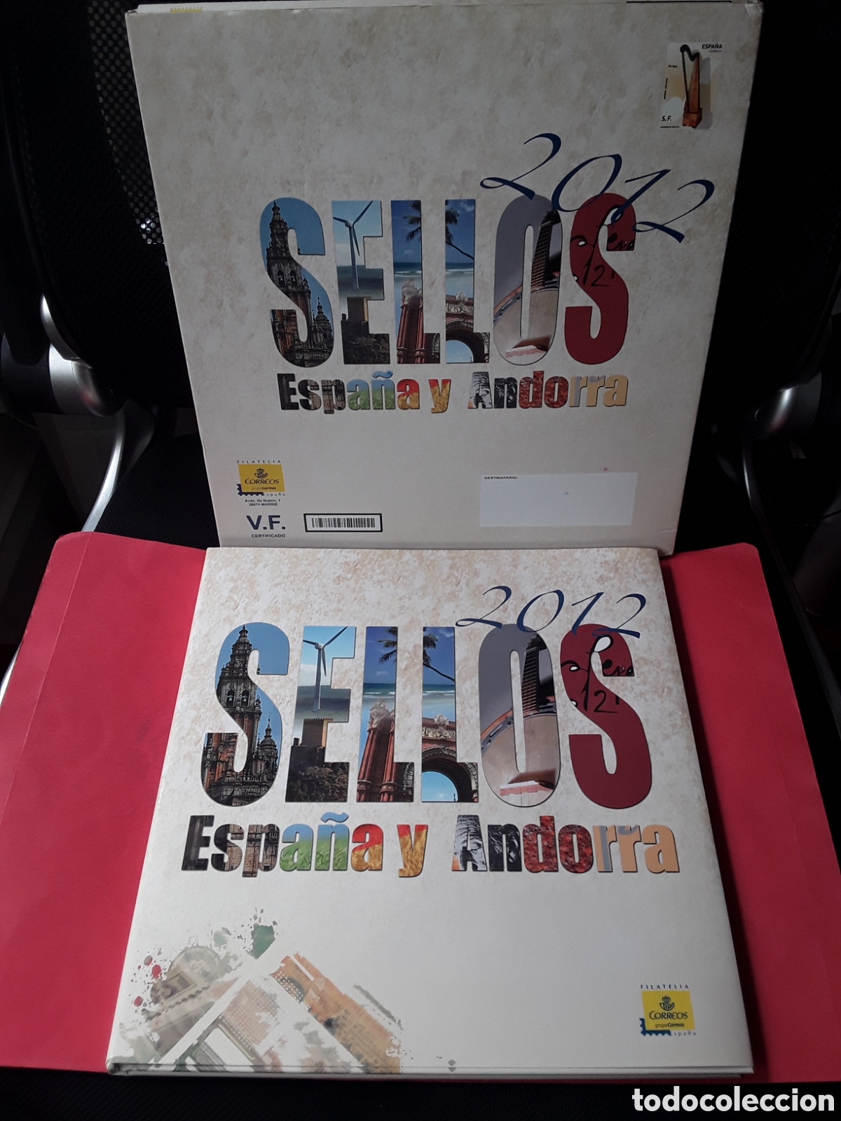 Sellos: COLECCION SELLOS ESPA&Ntilde;A + ANDORRA 2012. FACIAL +98&euro;