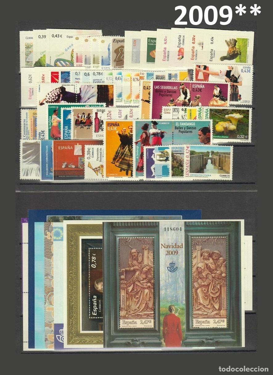 Sellos: Sellos Espa&ntilde;a 2009 MNH** - Foto 1