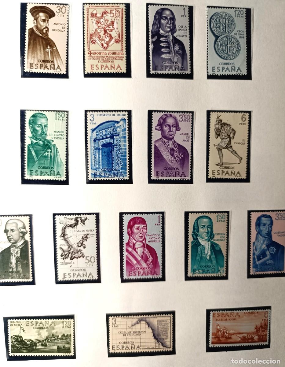 Stamps: Sellos de Espa&ntilde;a nuevos. Am&eacute;ricas. 113 sellos + hojas y carnet. Ver fotos