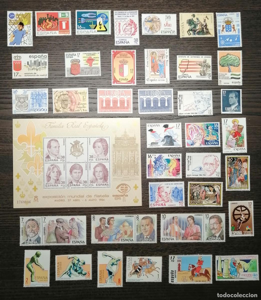 Timbres: Sellos de Espa&ntilde;a nuevos. A&ntilde;o 1984. Ver foto