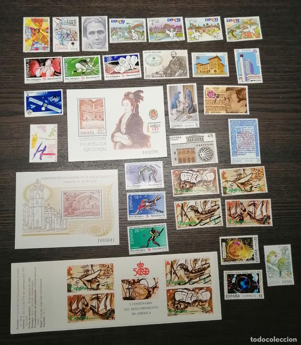 Timbres: Sellos de Espa&ntilde;a nuevos. A&ntilde;o 1990. Ver fotos