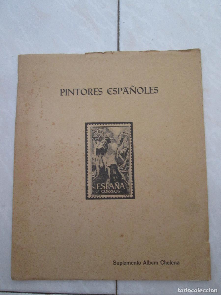 Sellos: SELLOS - SUPLEMENTO ALBUM CHELENA - 20 HOJAS GOYA- VELAZQUEZ MURILLO ETC ETC...