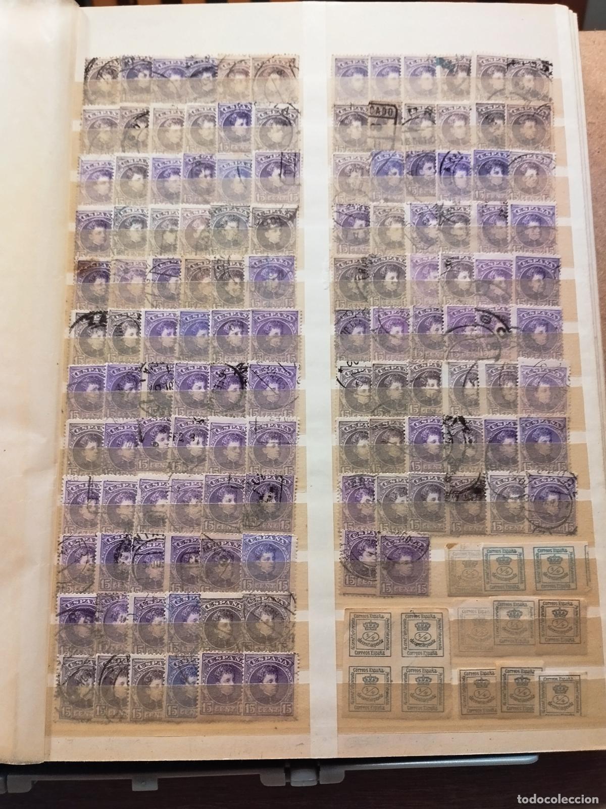 Timbres: TUR CLASIFICADOR CON MILES DE SELLOS USADOS DEL I CENTENARIO DE ESPA&Ntilde;A VER FOTOS Y LEER DESCRIPCION