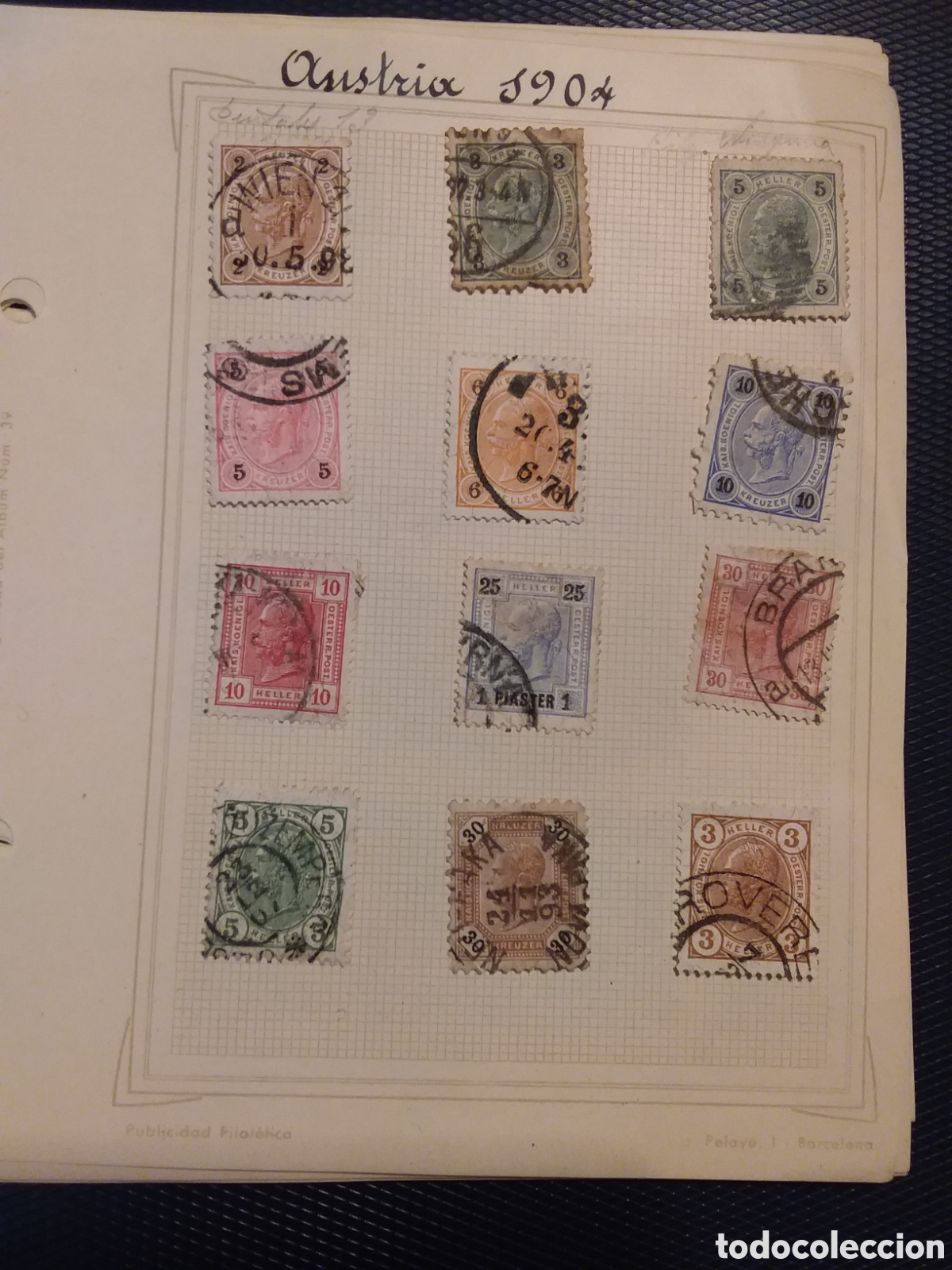 Francobolli: AUSTRIA RESTO DE COLECCI&Oacute;N A&Ntilde;OS 1904/1931