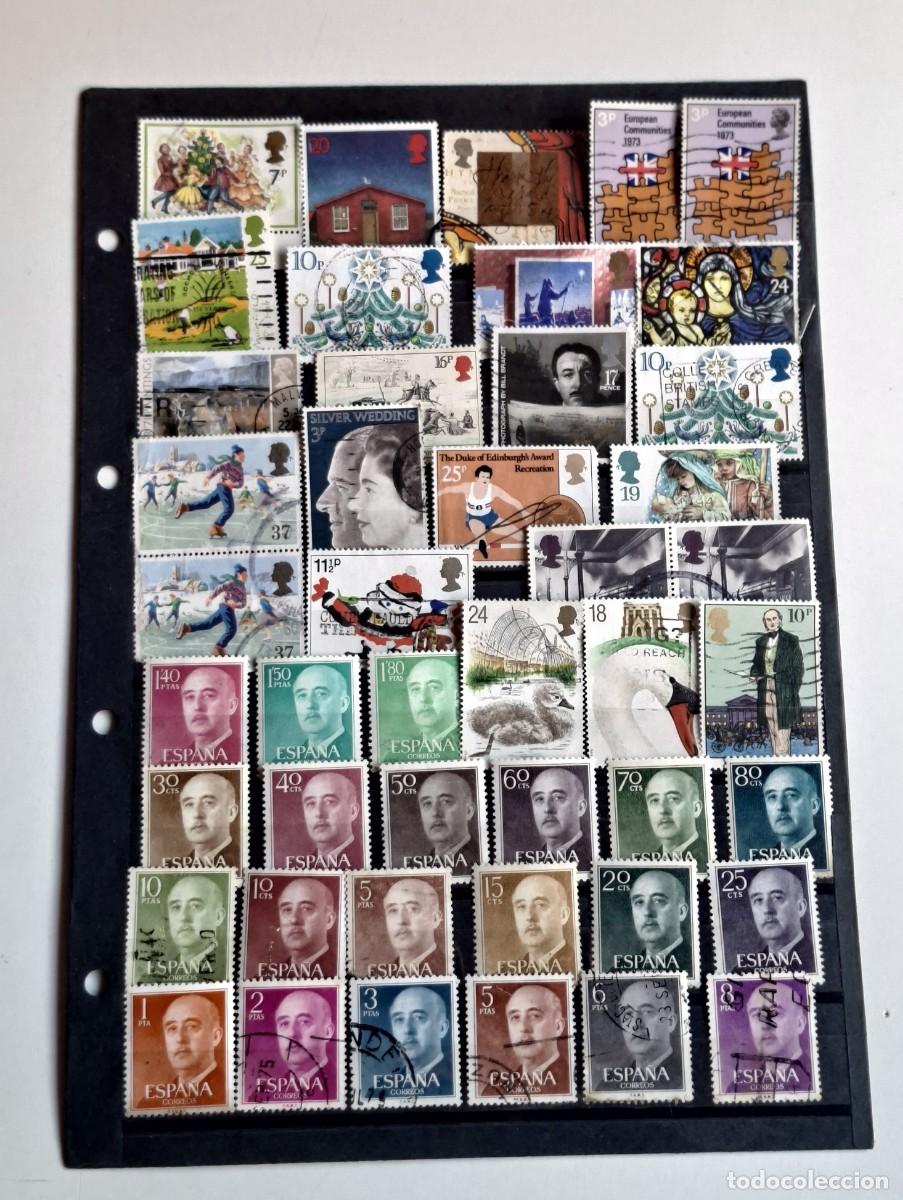 Briefmarken: COLECCION DE SELLOS ANTIGUOS - ESPA&Ntilde;A Y EXTRANJEROS